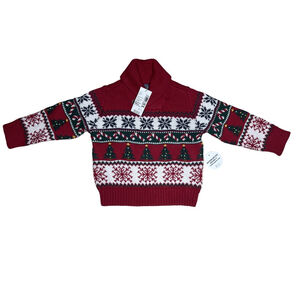 Children’s Place Classic Red Sweater 6-9 months